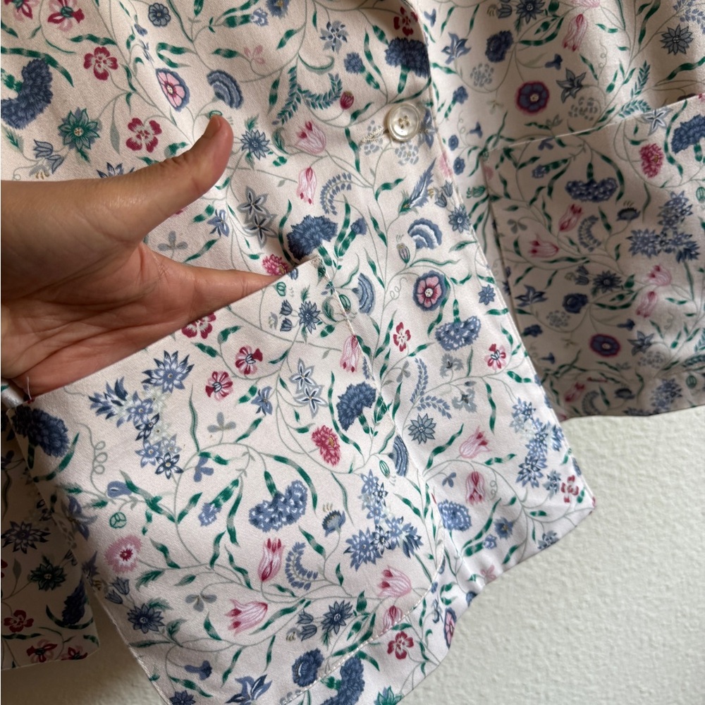 Vintage Talbots Floral Patterned Blazer-Size 4 - Picture 4 of 14